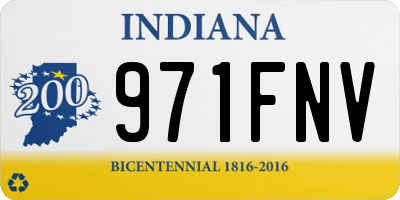 IN license plate 971FNV