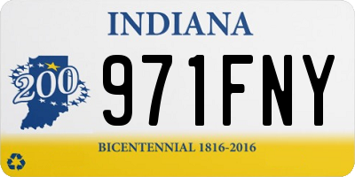 IN license plate 971FNY