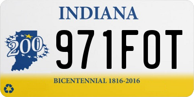 IN license plate 971FOT