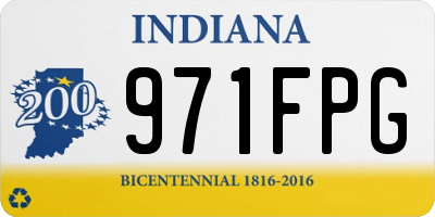 IN license plate 971FPG