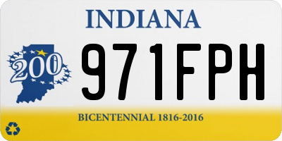 IN license plate 971FPH