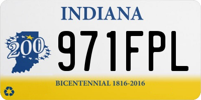 IN license plate 971FPL