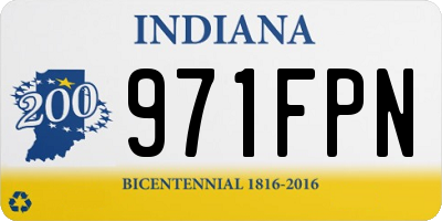 IN license plate 971FPN