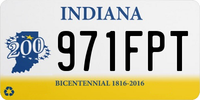 IN license plate 971FPT