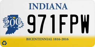 IN license plate 971FPW