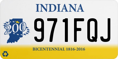 IN license plate 971FQJ