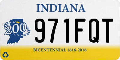 IN license plate 971FQT