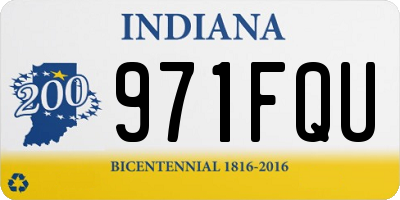 IN license plate 971FQU