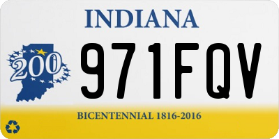 IN license plate 971FQV