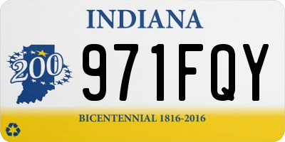 IN license plate 971FQY