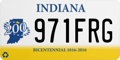 IN license plate 971FRG