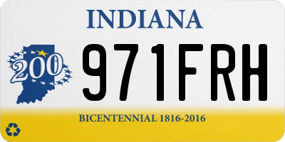 IN license plate 971FRH