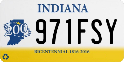 IN license plate 971FSY