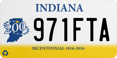 IN license plate 971FTA