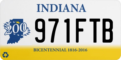 IN license plate 971FTB