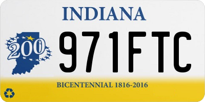 IN license plate 971FTC
