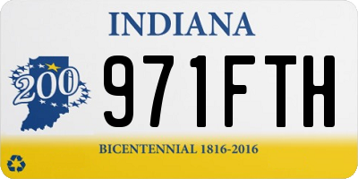 IN license plate 971FTH