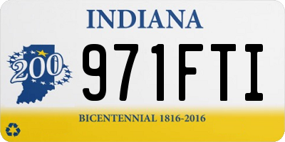IN license plate 971FTI