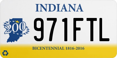 IN license plate 971FTL