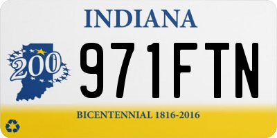 IN license plate 971FTN
