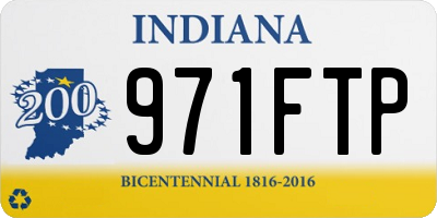 IN license plate 971FTP