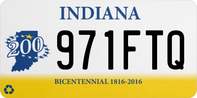 IN license plate 971FTQ
