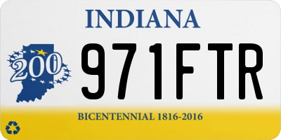 IN license plate 971FTR