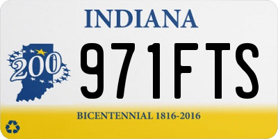 IN license plate 971FTS