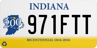 IN license plate 971FTT