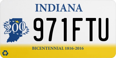 IN license plate 971FTU