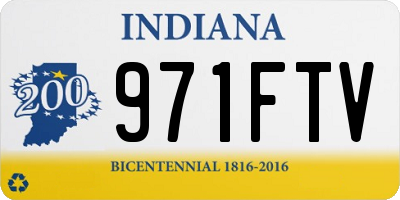 IN license plate 971FTV