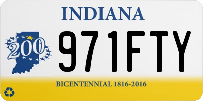 IN license plate 971FTY