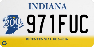 IN license plate 971FUC
