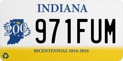 IN license plate 971FUM