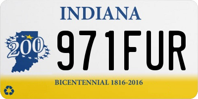 IN license plate 971FUR