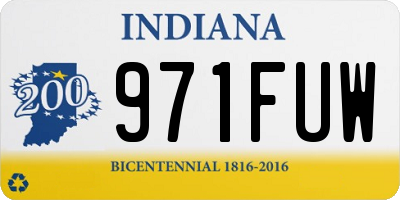IN license plate 971FUW