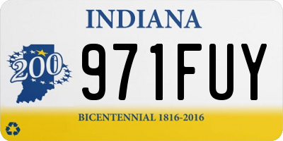 IN license plate 971FUY
