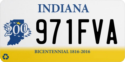 IN license plate 971FVA