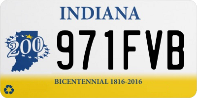 IN license plate 971FVB
