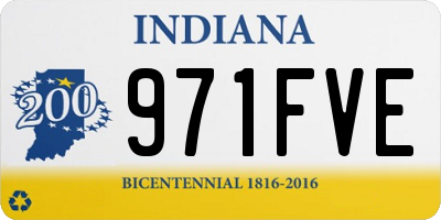 IN license plate 971FVE