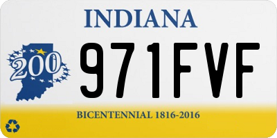 IN license plate 971FVF