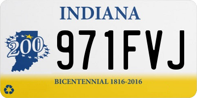 IN license plate 971FVJ