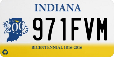 IN license plate 971FVM