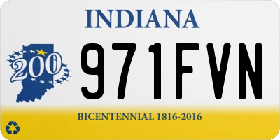 IN license plate 971FVN