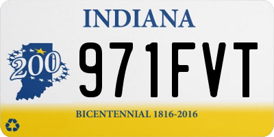 IN license plate 971FVT