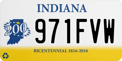 IN license plate 971FVW