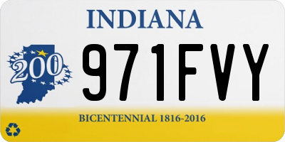 IN license plate 971FVY