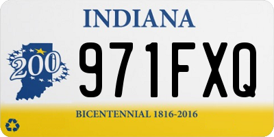 IN license plate 971FXQ