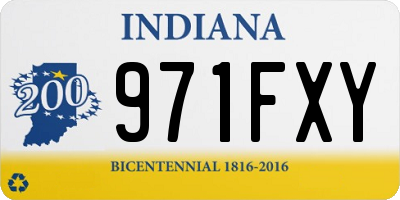 IN license plate 971FXY
