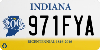 IN license plate 971FYA